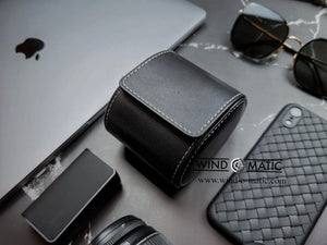 Black Travel Watch Pouch for 1