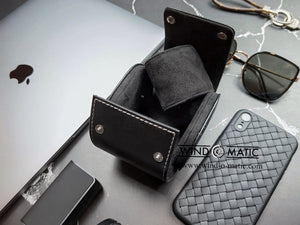 Black Travel Watch Pouch for 1